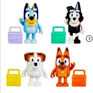 Moose Bluey School Friends School Mates Figures 4pk Bluey Jack Mackenzie